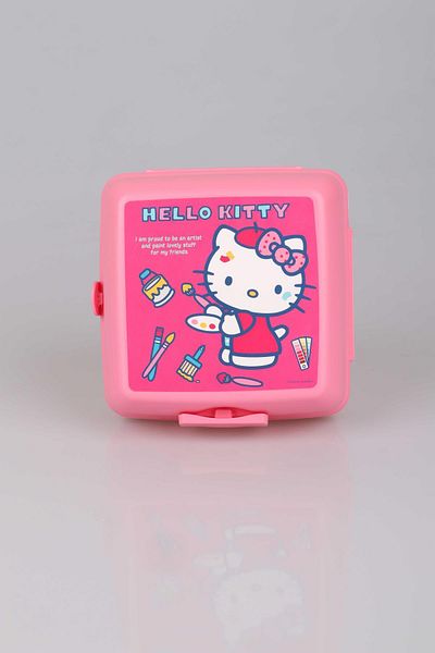 Hello Kitty صندوق تغذية هالو كيتي المرخص للموسم الجديد مكون من طبقتين / صندوق غداء