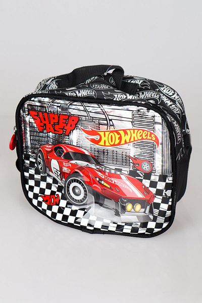 HOT WHEELS New Season Licensed Lunch Box with Decomus, 2-Tier Lunch Box and 500 ml Flask