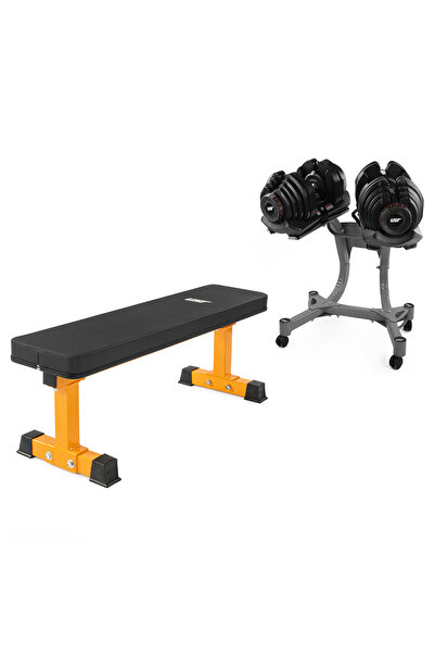 USR Labranda-80 Düz Bench-2x40 Kg Dambıl Seti