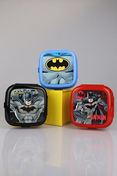 Batman LICENSED BATMAN FOOD SET NUTRITION BOWL, TOOTHBRUSH BOX AND TRITANE FLASK 3 PCS