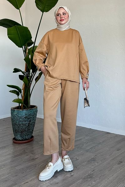 InStyle Milk Coffee Collet μανίκια και πόδια Σετ δύο τεμαχίων