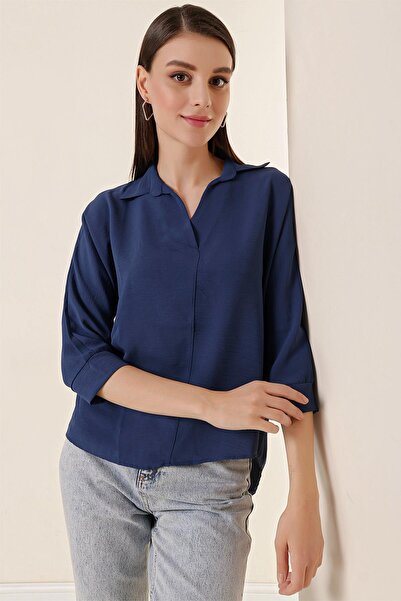 By Saygı Μπλούζα Ayrobin με λαιμόκοψη τρία τέταρτα