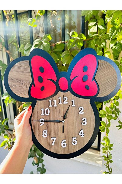 esamore concept Sevimli Karakterli Çocuk Odası Duvar Saati - Miki Fare Duvar ...