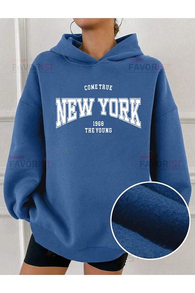 FAVORİST Hanorac oversize cu glugă (COME TRUE NEW YORK).