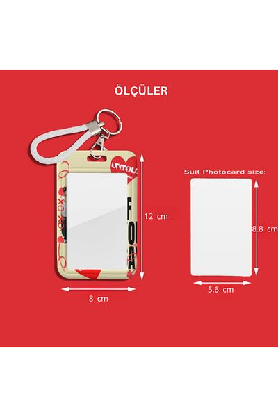 Kpop Dünyasi Blackpink Hard Cover Card Holder/Keychain 2