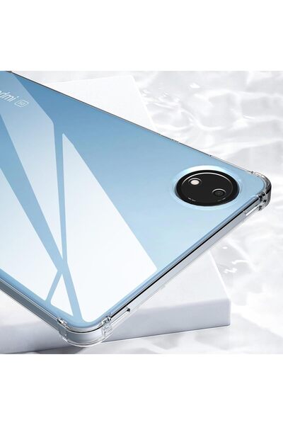 TEKNETSTORE Xiaomi Redmi Pad Se 8.7 Inch Case Crystal Clear Silicone Back Cover with Clear Corner Protection