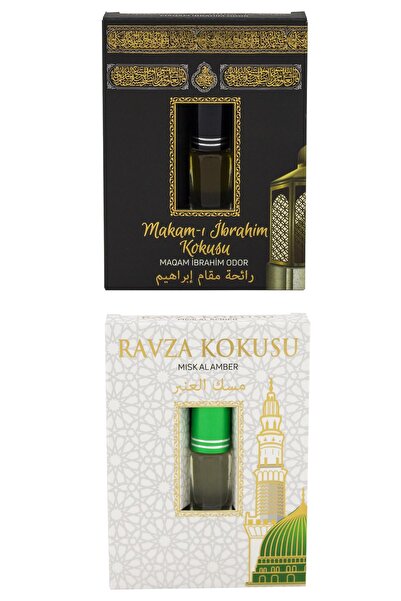 ESVED Makamı İbrahim Kokusu Ve Medine Ravza Kokusu Alkolsüz Esans 3ml