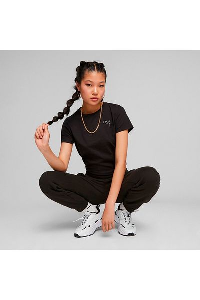 Puma Дамска черна тениска с кръгло деколте Better Essentials