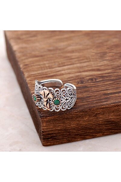Sümer Telkari Telkari Işlemeli Gümüş Yüzük 2521