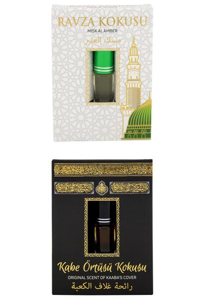 ESVED Medine Ravza Kokusu Ve Kabe Örtüsü Kokusu Alkolsüz Esans 3 ml