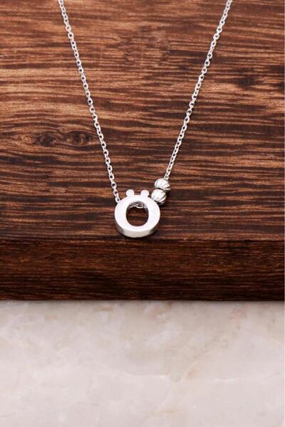 Sümer Telkari Ö Harfli Tasarım Gümüş Kolye 3829