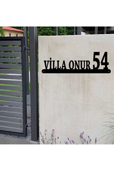 zafrakreklam Site -Villa - Mülk - Apartman Tabelası  80x25 cm Alüminyum Kompo...