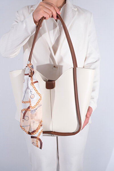 La La'Graccio Paris La'Graccio Paris Γυναικεία Τσάντα Κρεμ Ταν