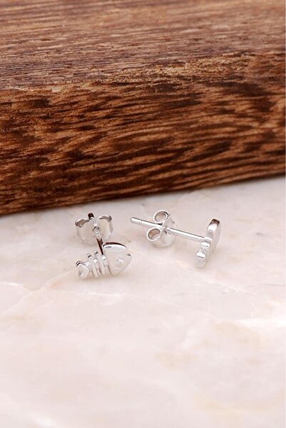 Sümer Telkari Balık Tasarımlı Elişi Gümüş Küpe 3841