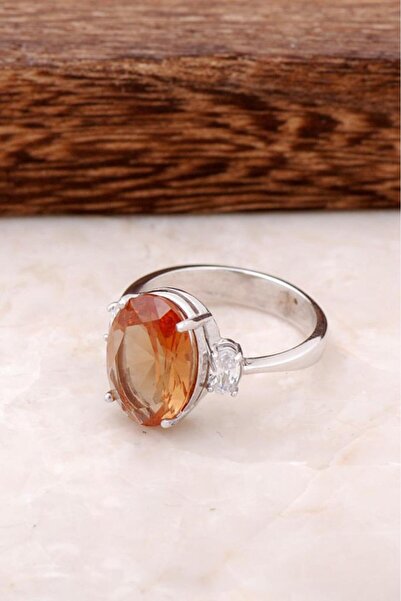 Sümer Telkari Sultan Taşlı Tasarım Gümüş Yüzük 1774