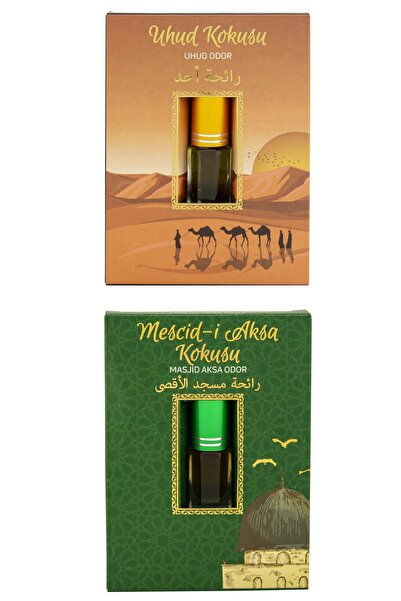ESVED Uhud Kokusu ve Mescidi Aksa Kokusu Alkolsüz Esans 3 ml