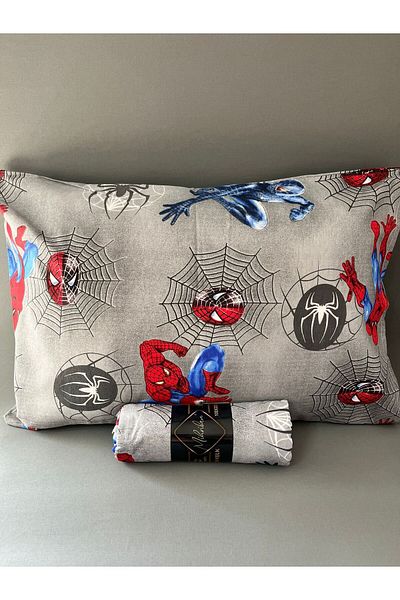 Garden Home Single Spider Woven Ranforce Fabric Fitted Sheet Set