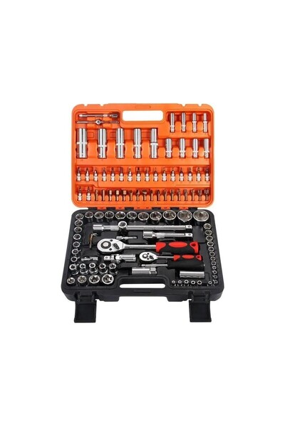 HAN Ph-Lt007 Professional 108 Piece Master Socket Set Bright Steel
