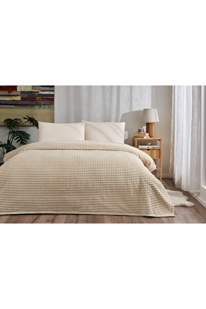 Özdilek Double Pyramid Soft Blanket - 200x220 Cm