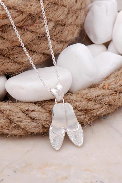 Sümer Telkari Çarık Telkari Elişi Gümüş Kolye 7621