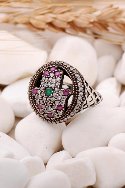 Sümer Telkari Bereket Eli Elişi Gümüş Yüzük 79