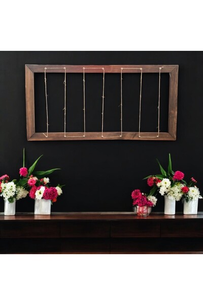 kapella 40*80 Lemn masiv Rustic Ramă Fotografie