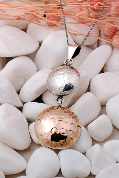 Sümer Telkari Çekiç Dövme Elişi Gümüş Kolye 259