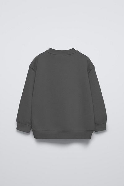 The Champ Clothing Суитшърт с флорален принт на плюшено мече, огромен размер, с кръгло деколте и пушек