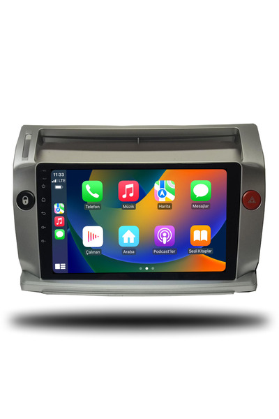Genel Markalar Citroen C4 Android Crplay Multimedya 2005-2010 6GB RAM + 128Gb...