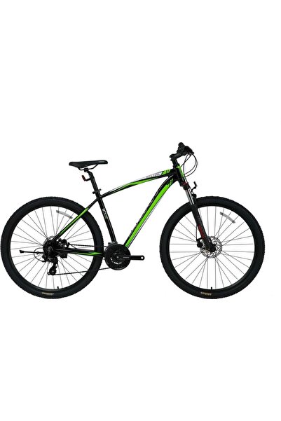 Bisan MTX 7200 MD Fren 24 Vites 26 Jant Dağ Bisikleti Siyah Yeşil 18 Kadro