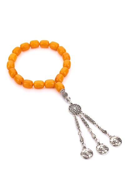 TESBİHKENTİ Капсула оранжев цвят Модел 17 Молитвени мъниста размер Efe