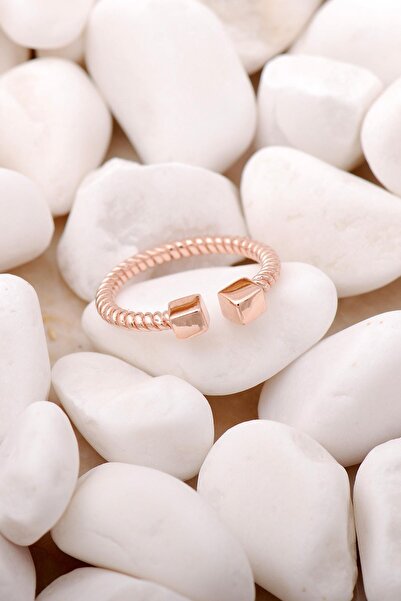 Sümer Telkari Küp Burgulu Rose Ince Gümüş Yüzük 3306