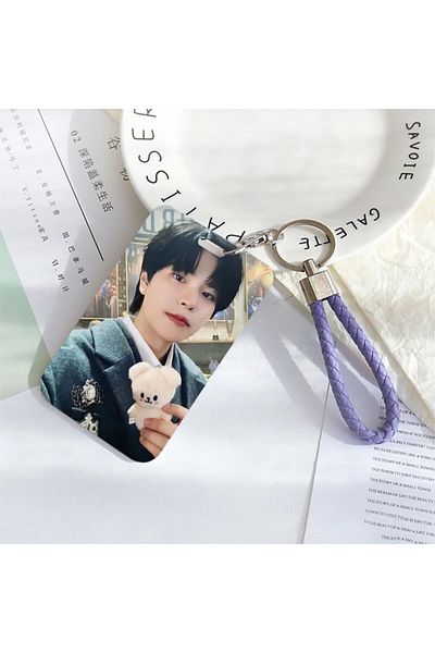 Kpop Dünyasi Stray Kids'' Seungmin'' Hard Cover Card Holder/Keychain
