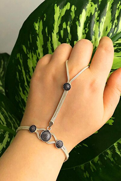 Sümer Telkari Hasır Örgü Şahmeran Gümüş Yüzüklü Bileklik 31