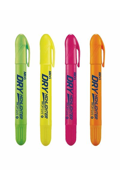 Serve Amos 4-Piece Highlighter Set - Gel Dry Hl Dry Powder Pi
