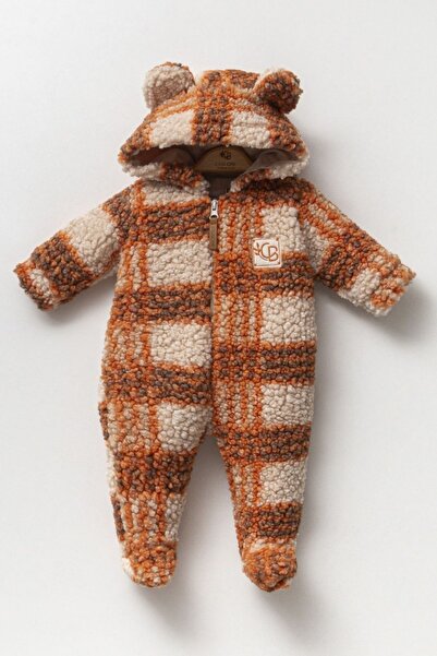 Cassiope Thick Winter Wellsoft Girls and Boys Jumpsuit with Hooded Lining Booties