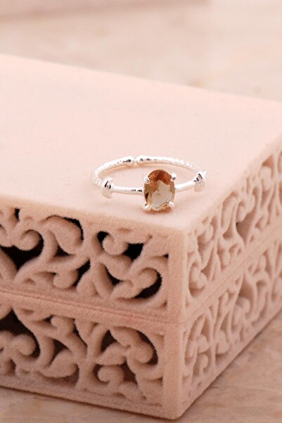 Sümer Telkari Sultan Taşlı Renk Değiştiren Gümüş Yüzük 5801