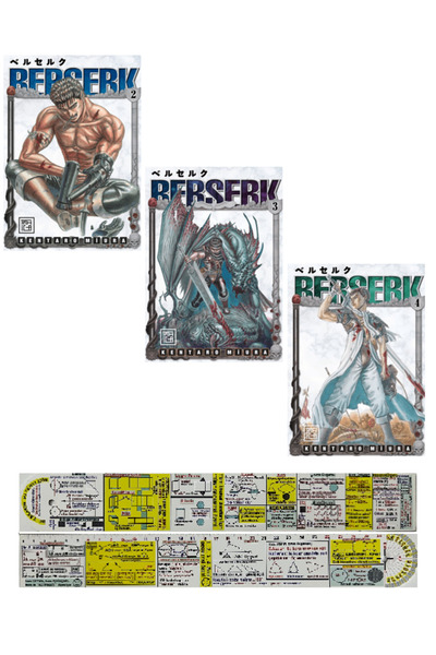 Destek Yayınları Berserk 2-3-4. Ciltler Manga Seti Kentaro Miura + Mat. Öğret...