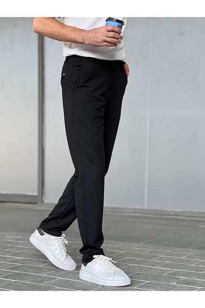 wamoss Ανδρικό παντελόνι New Season Baggy Fit Lycra Loose String Ip11