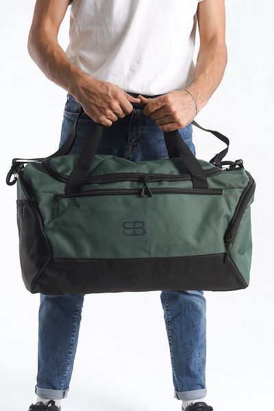 Solo Bag حقيبة رياضية يومية من القماش للجنسين متوسطة الحجم للياقة البدنية والسفر مع حجرة للأحذية