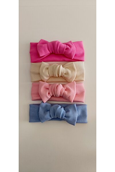 nisbutik aksesuar 4'lü Bandana Seti, Bebek Çocuk Bandana Seti, Bandana Set