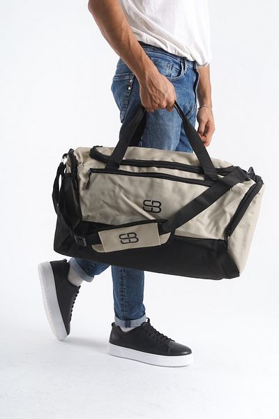 Solo Bag Μεσαίου μεγέθους Unisex υφασμάτινη αθλητική καθημερινή τσάντα γυμναστικής και ταξιδιού με θήκη παπουτσιών