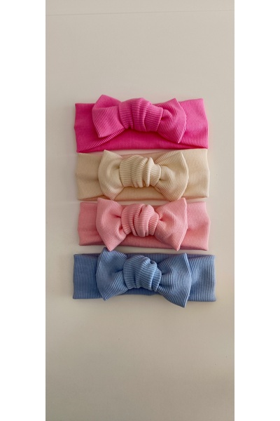 nisbutik aksesuar 4'lü Bandana Seti, Bebek Çocuk Bandana Seti, Bandana Set