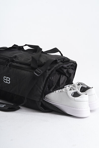 Solo Bag Medium Size Unisex Fabric Sports Casual Fitness and Travel Bag with Shoe Eyes