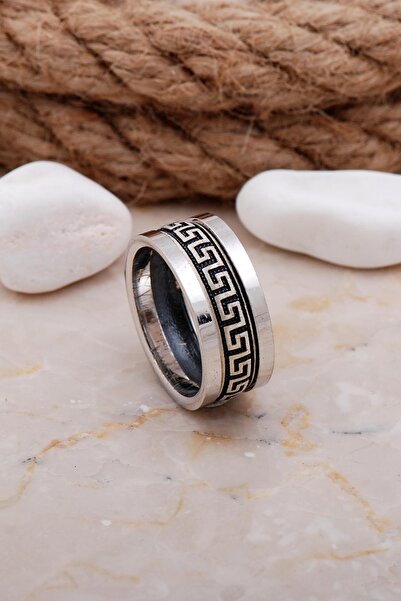 Sümer Telkari Tasarım Elişi Gümüş Erkek Alyans 08