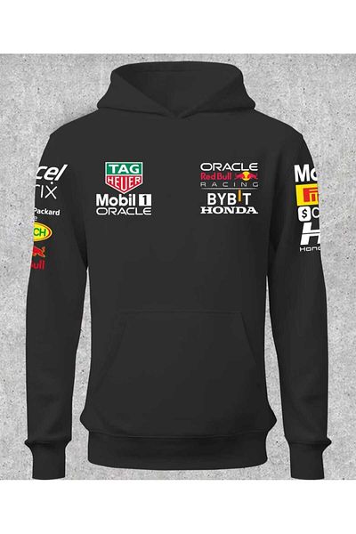 FULL TOLERANCE 2024 Red Bull Racing F1 Team Team Unisex Oversize Basic Thick/Inner Fleece Hooded Sweatshirt