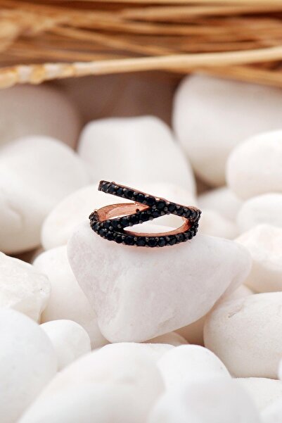 Sümer Telkari Tasarım Rose Gümüş Kıkırdak Küpe 5555