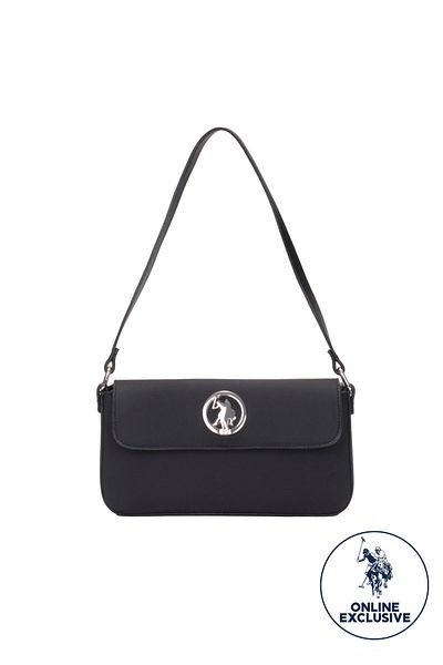 U.S. Polo Assn. Geantă de umăr pentru femei model neagră Us8578 - Exclusiv online