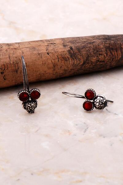 Sümer Telkari Baykuş Tasarımlı Gümüş Küpe 4902