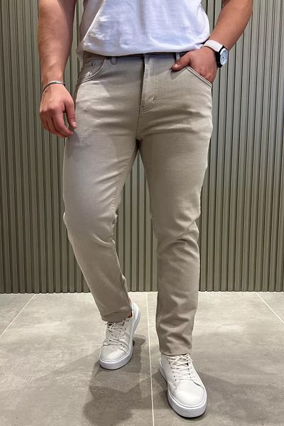 MİSHAR İTALİA Ανδρικό τζιν τζιν παντελόνι Stone Lycra